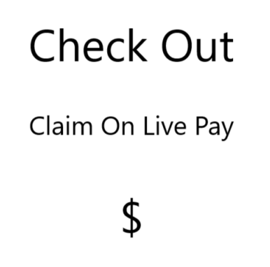 Check Out- Claim On Live Pay